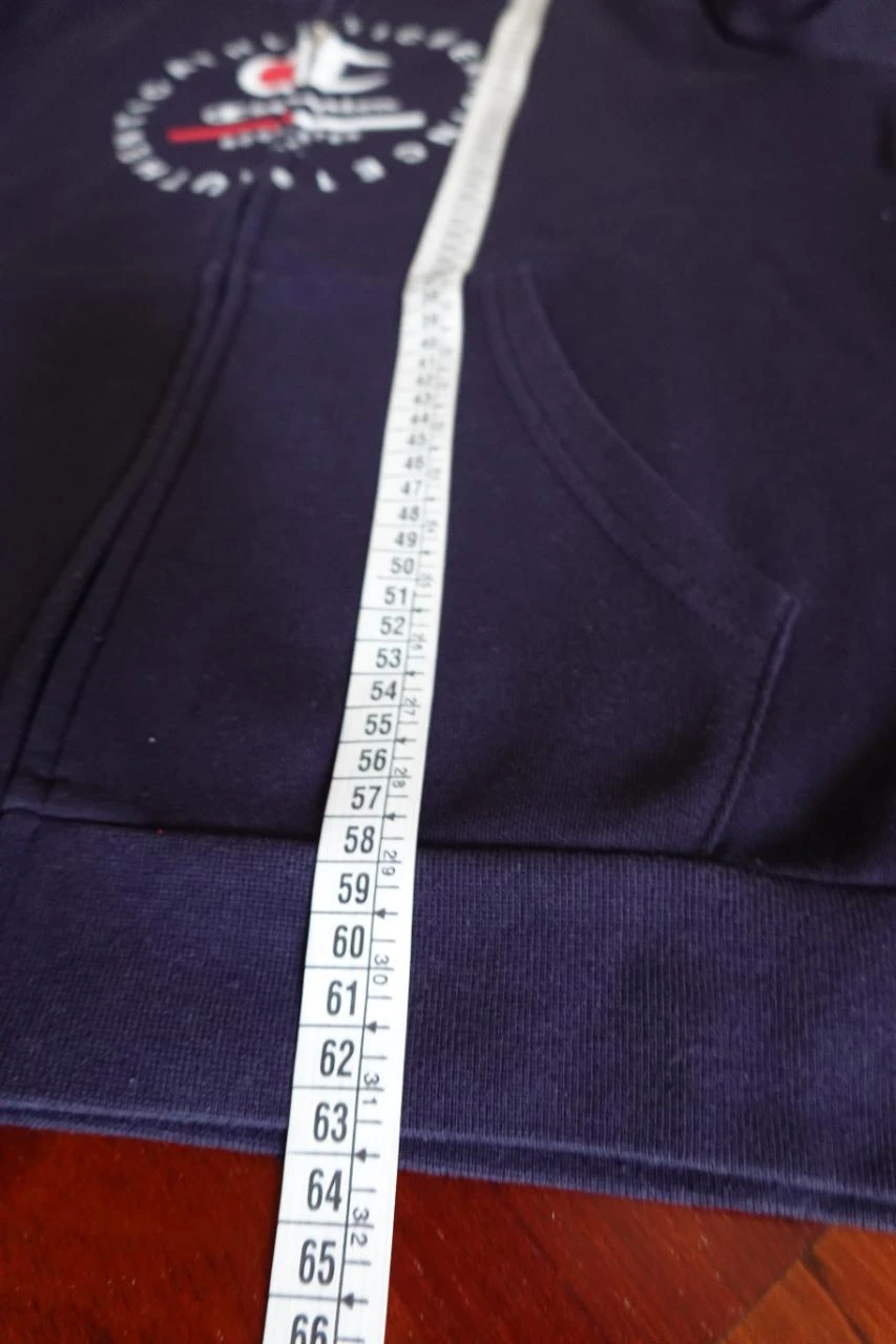 Champion full-zip navy blue youth hoodie size 13-14 years – photo 6